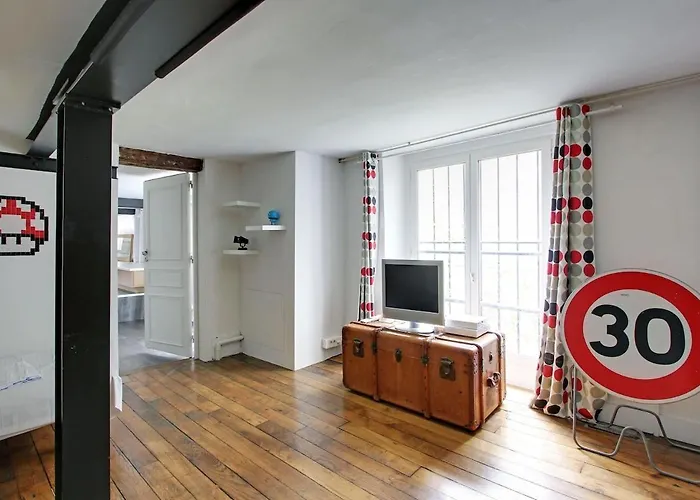 Large Duplex Le Marais 巴黎